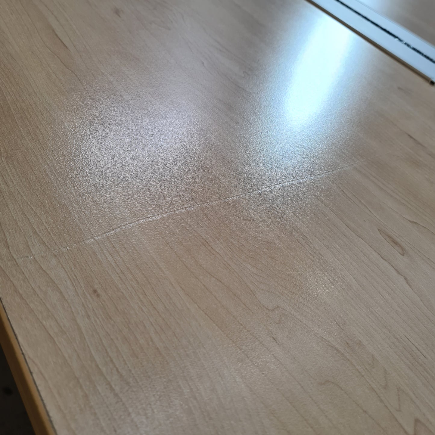 Office Desk in Timber with Powerboard