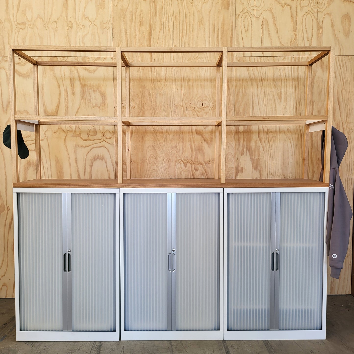 Timber Oak frame / shelving - large