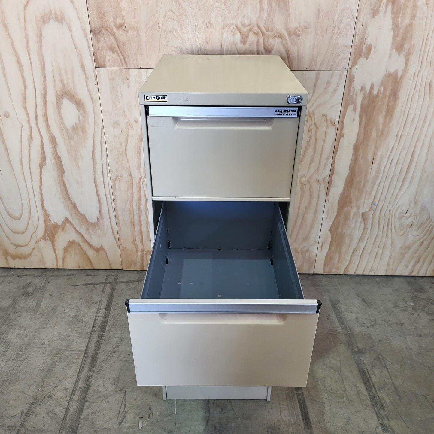 EliteBuilt Filing Cabinet 4 Drawer in Beige