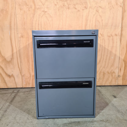 Grey Namco 2 Drawer Filing Cabinet