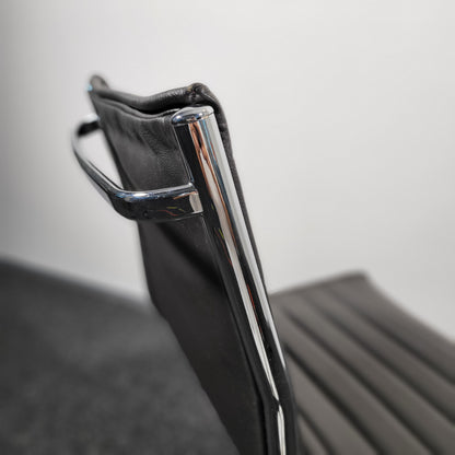 Dark Brown Leather Boardroom Conference Chair, Eames replica