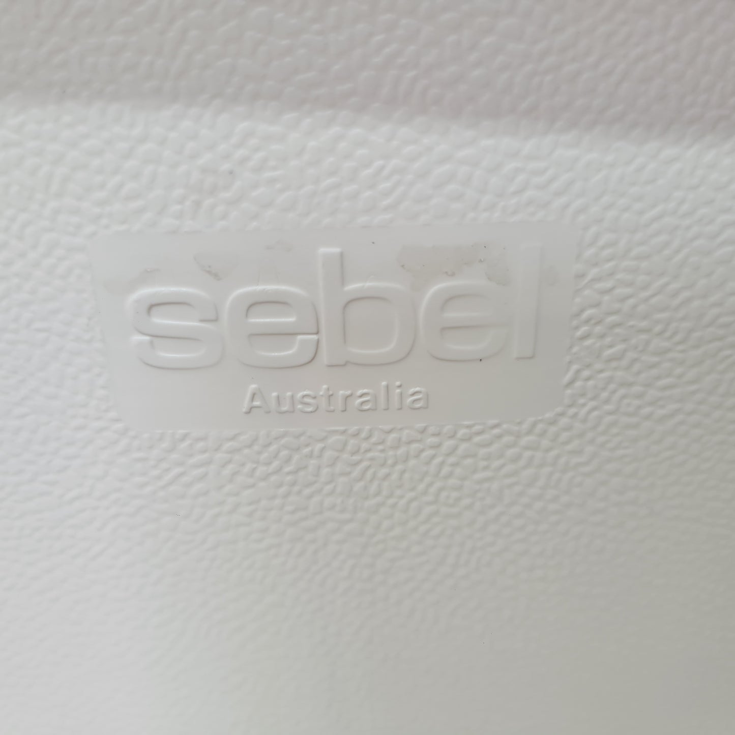 Sebel Hobnob Stacking Sled Chair in White