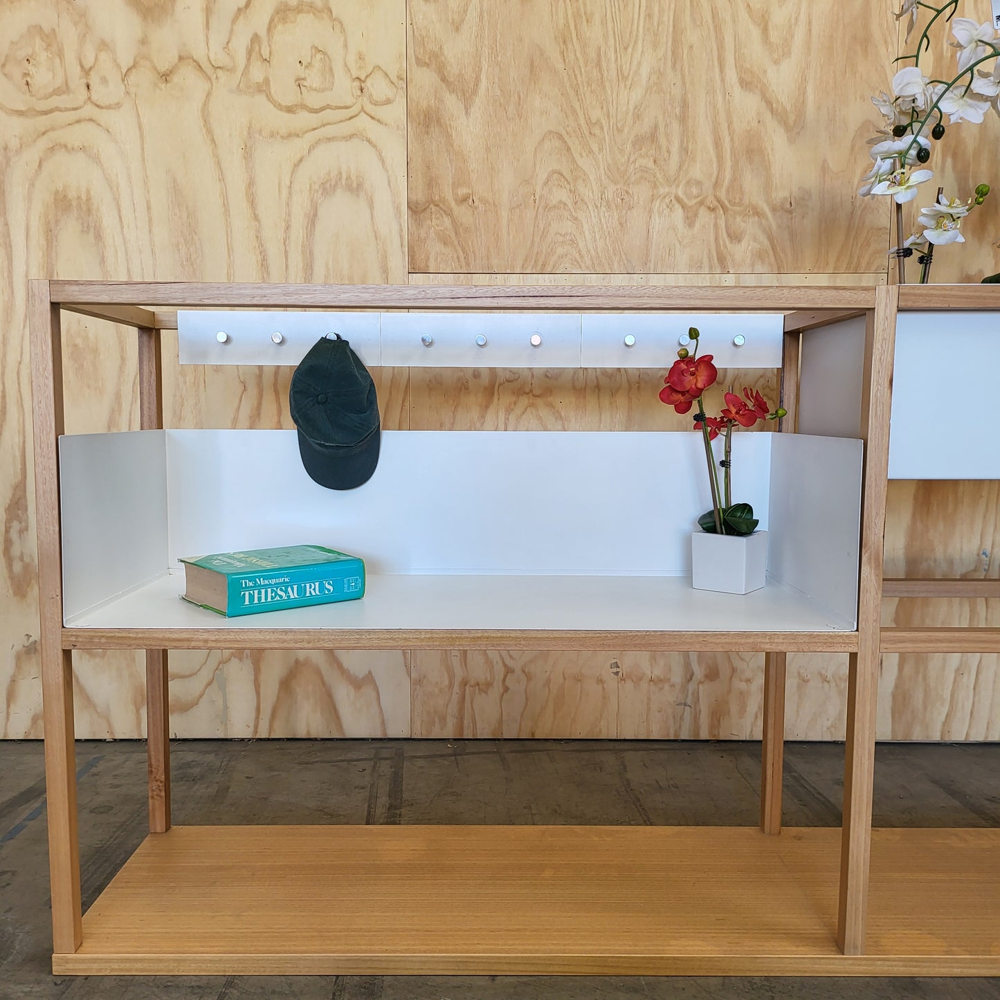 White Metal Shelf
