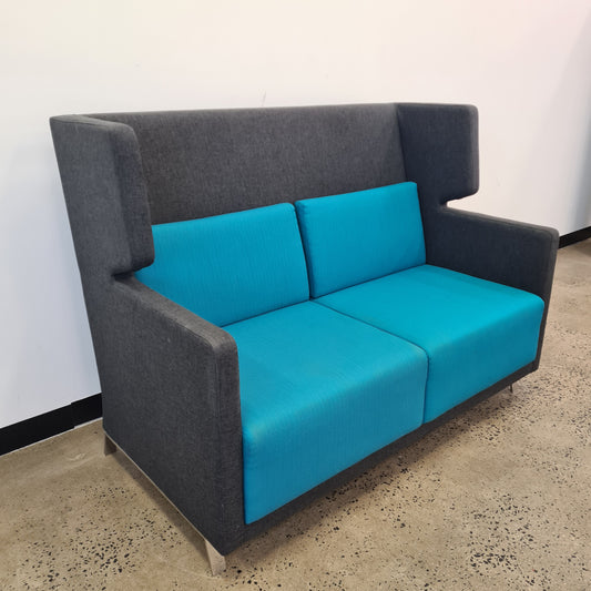 StyleCraft ESO Home 1 , 2 Seater Lounge in Teal and Charcoal Grey