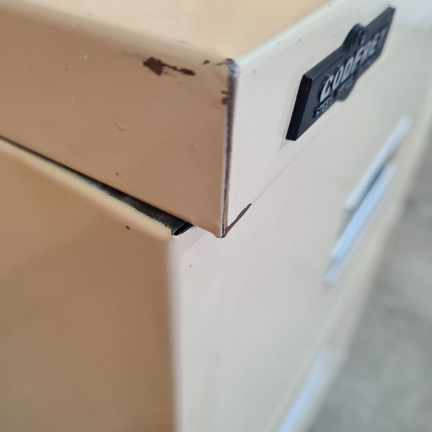 Godfrey 2 Drawer Filing Cabinet in Beige