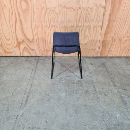 Anko Grey Fabric Chair with Metal Base