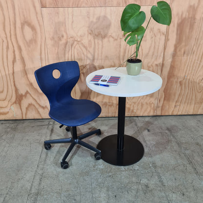Verner Panton PantoMove-LuPo Swivel Chair in Blue
