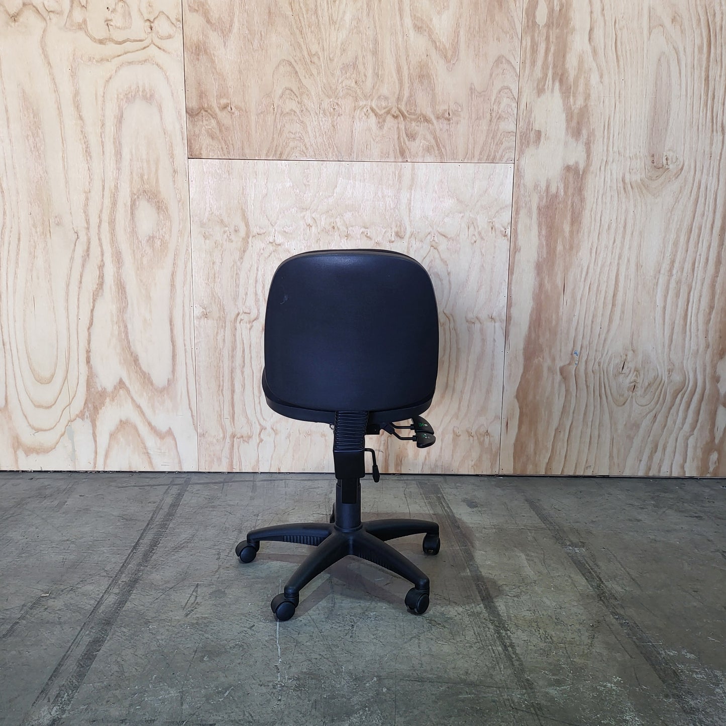 Black Task Chair Triangle Print