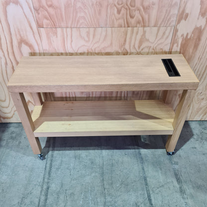 High Timber Table on Castors