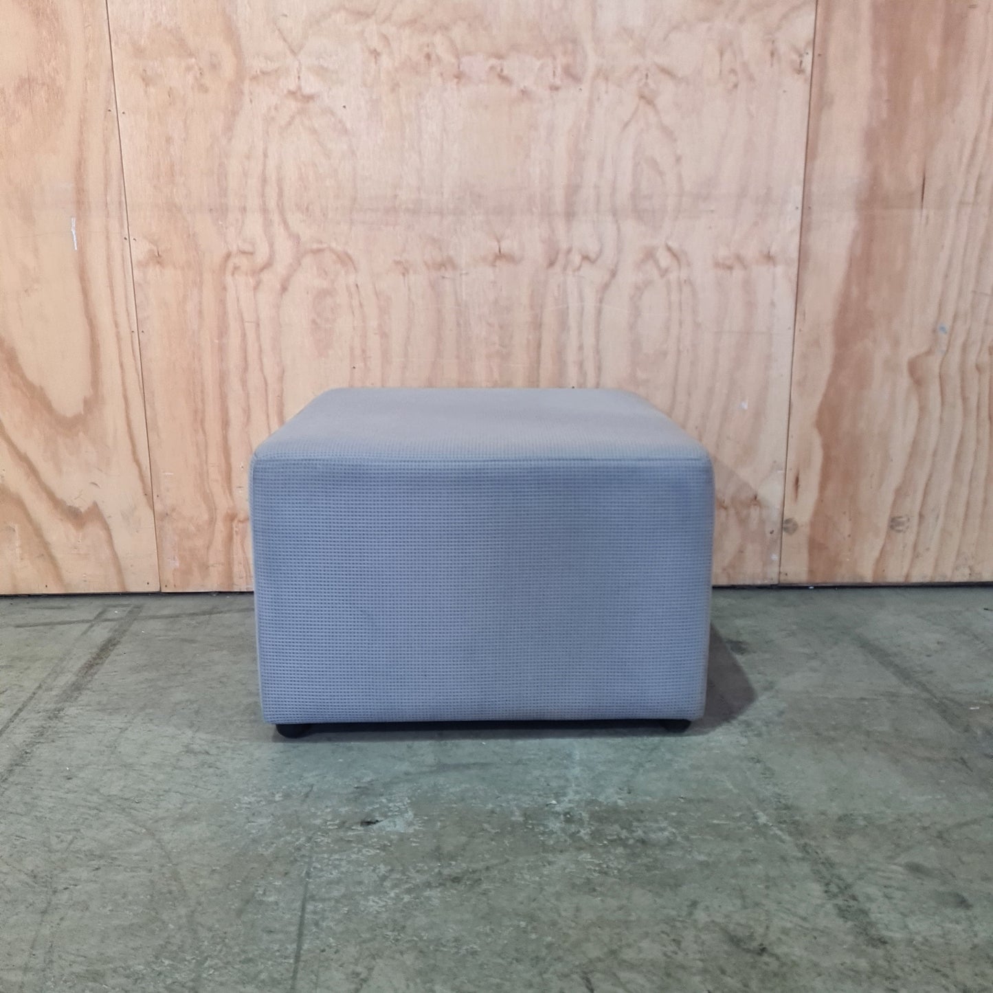 Square Ottoman in Grey
