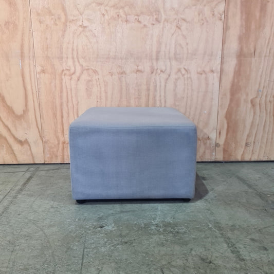 Square Ottoman in Grey