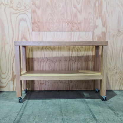 High Timber Table on Castors