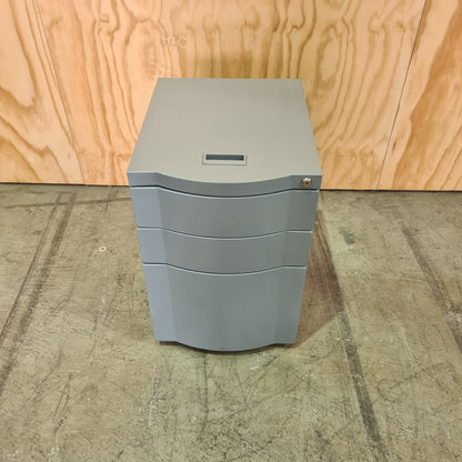 Grey Metal Pedestal