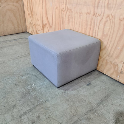 Square Ottoman in Grey