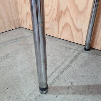 Red IKEA "Linnmon" Table