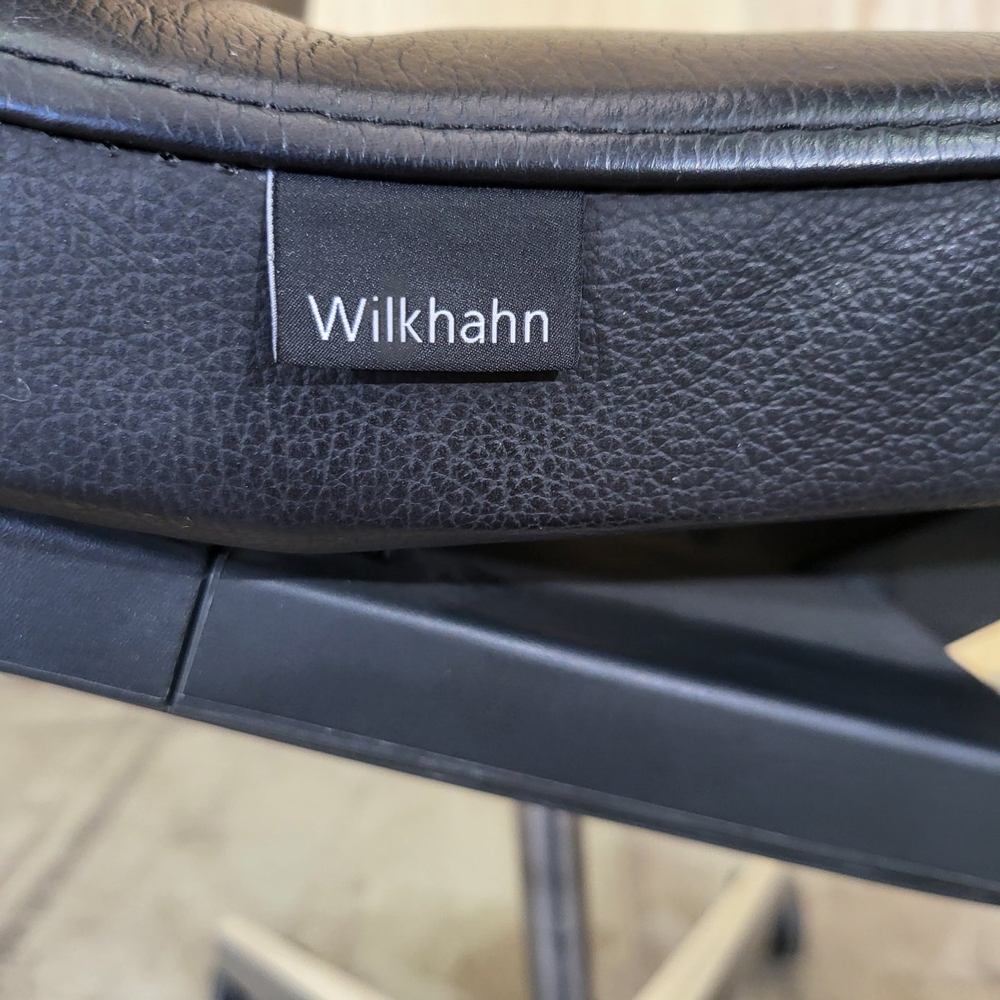 Wilkhahn Neos 181/6 Black Leather Task Chair