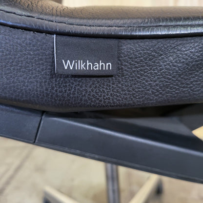 Wilkhahn Neos 181/6 Black Leather Task Chair