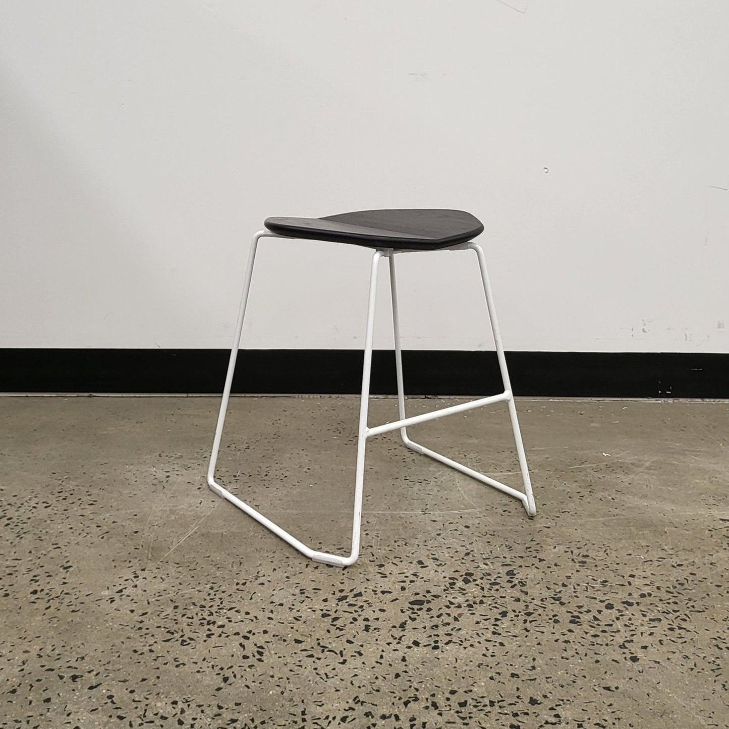 Ross Gardam Duet Stool in Black and White