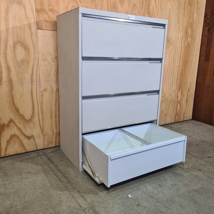 Lateral Storage Unit in Grey