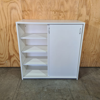 Large White Credenza Cabinet