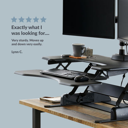 VariDesk Pro 36 Black Sit Stand Desk