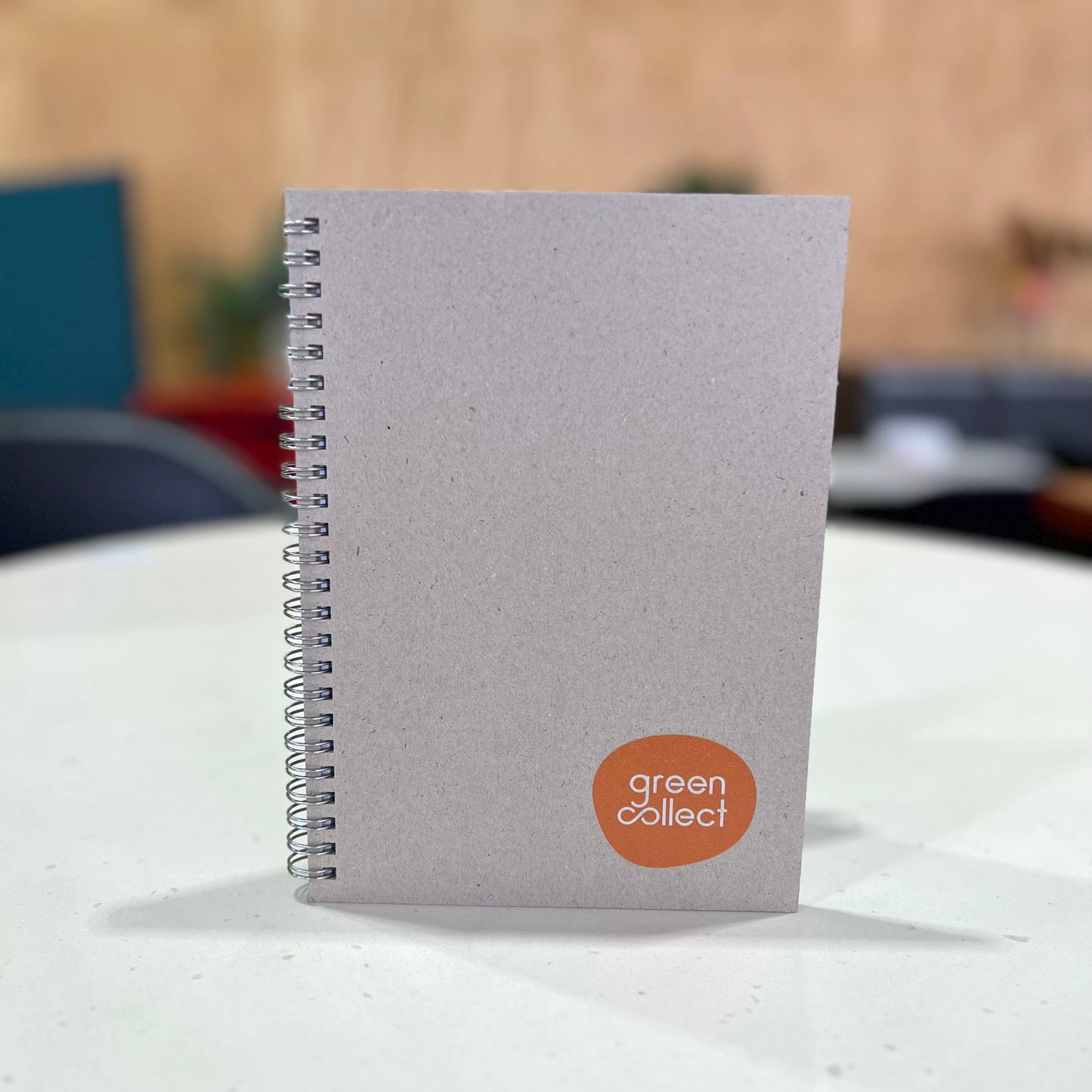 Green Collect Logo Upcycled Notebook A5