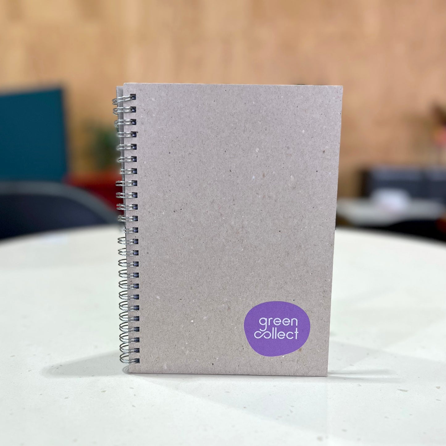 Green Collect Logo Upcycled Notebook A5