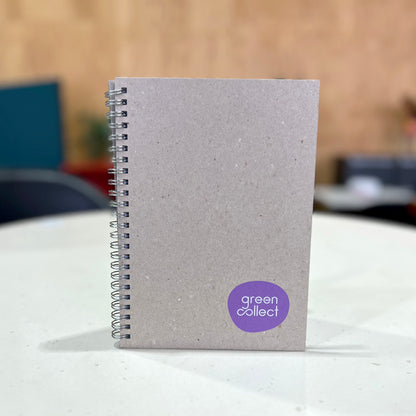 Green Collect Logo Upcycled Notebook A5