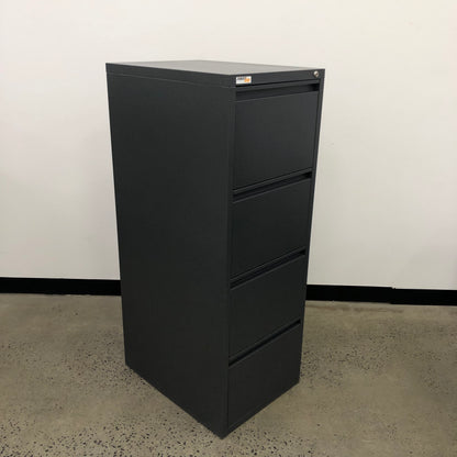 FirstLine 4 Drawer Filing Cabinet Dark Grey