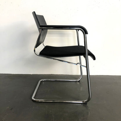 Wilkhahn Sito Charcoal Sled Chair