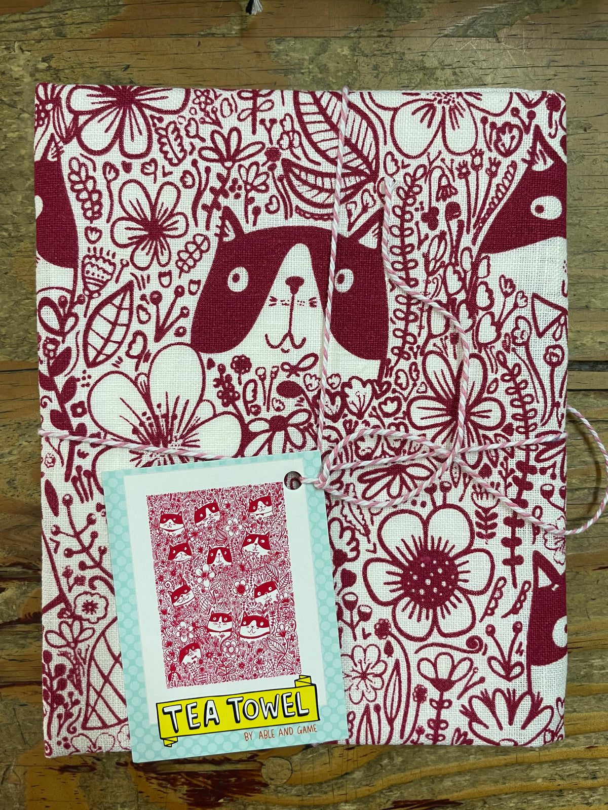 Able and Game Linen Tea Towel