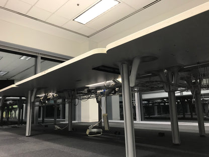 Methis Clover System 3 x 2 Bay Workstation with Partitions