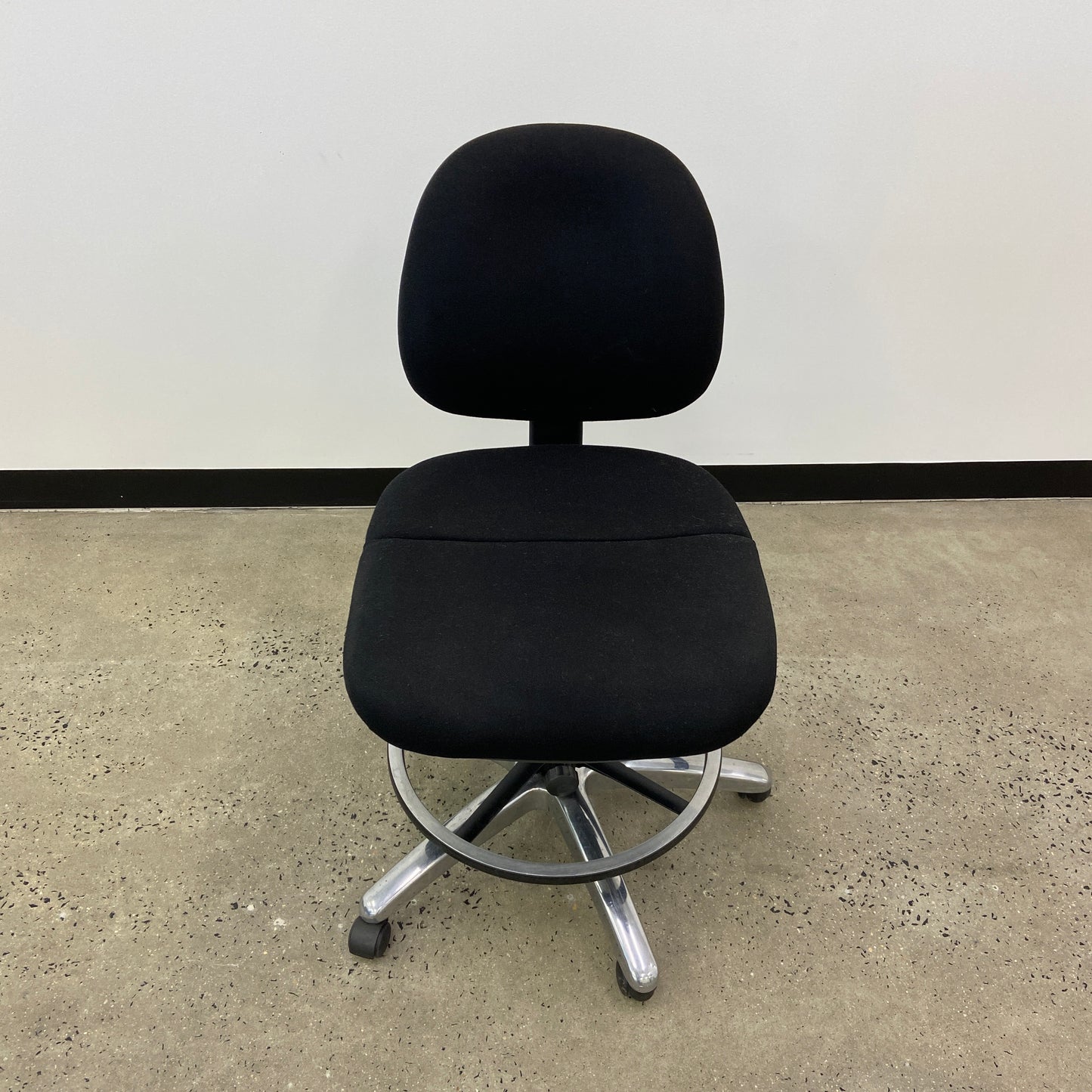Staples Black Drafting Chair Black Base