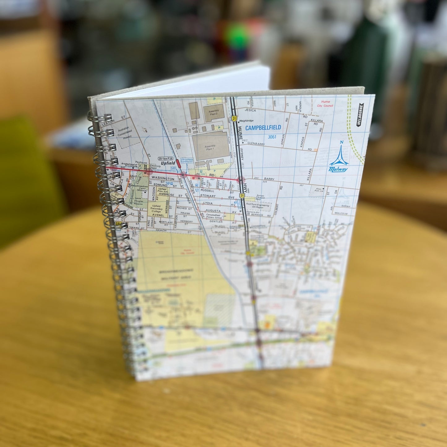Green Collect Melway Upcycled Notebook A5