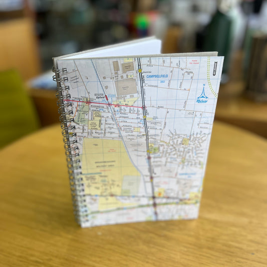 Green Collect Melway Upcycled Notebook A5