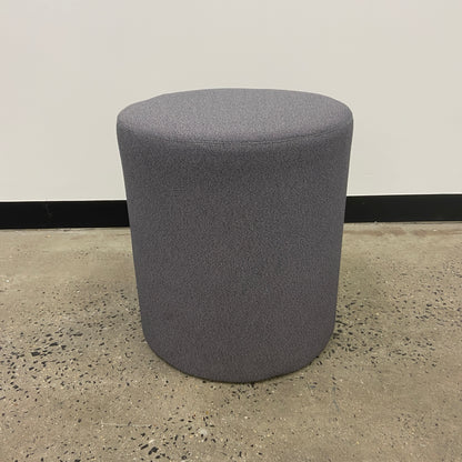 Ottoman Fabric Footstool Grey