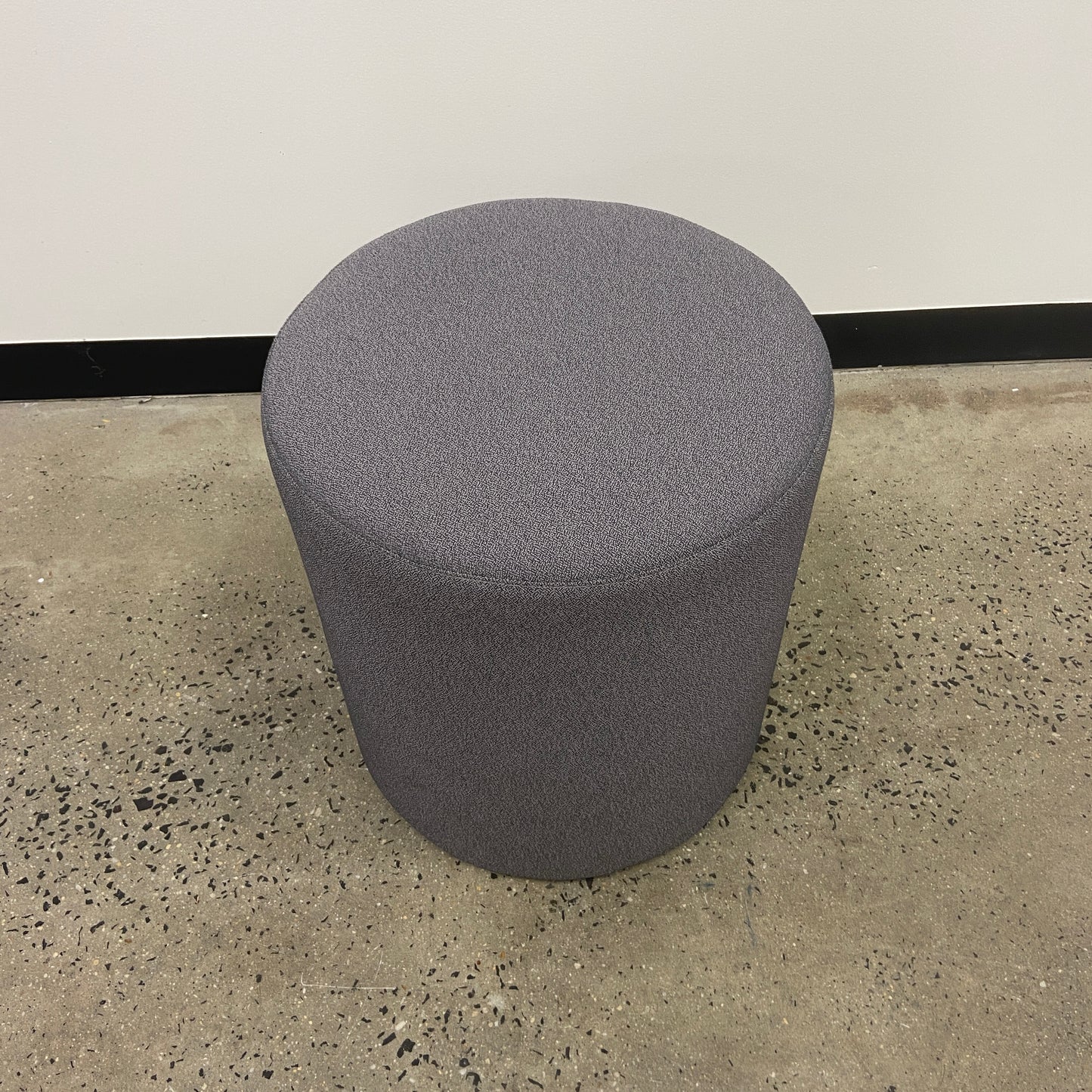 Ottoman Fabric Footstool Grey