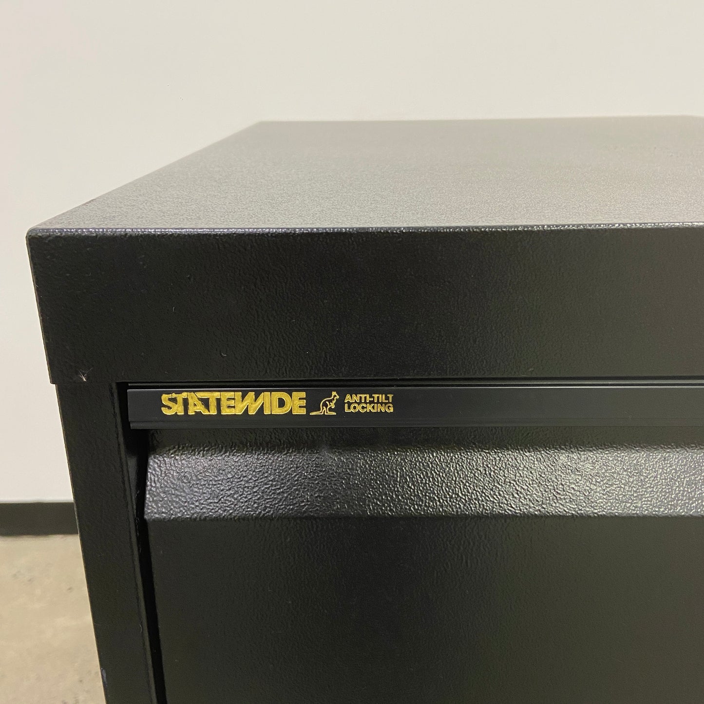 Statewide 3 Drawer Cabinet Black