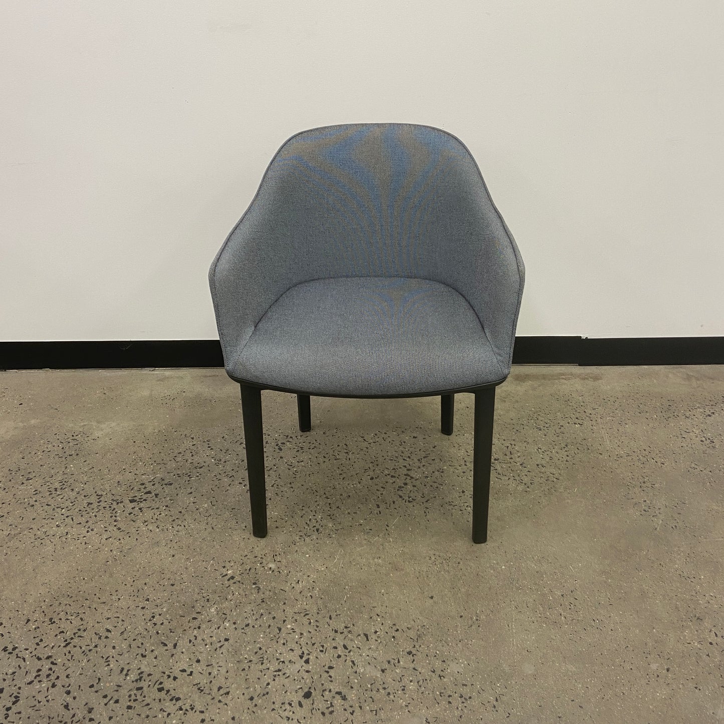 Vitra Grey Softshell Tub Chair