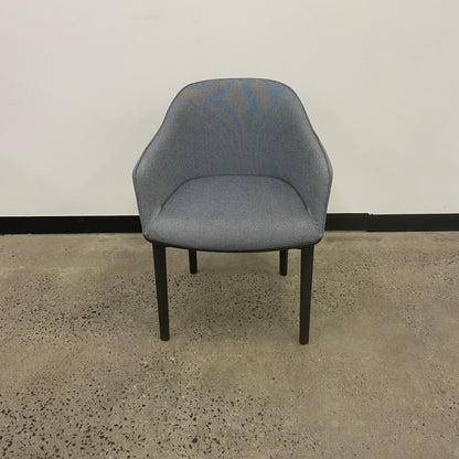 Vitra Grey Softshell Tub Chair