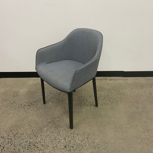 Vitra Grey Softshell Tub Chair