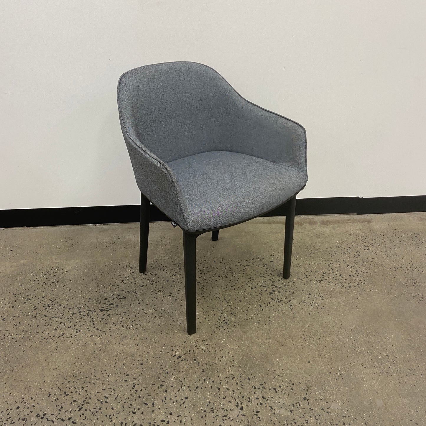 Vitra Grey Softshell Tub Chair