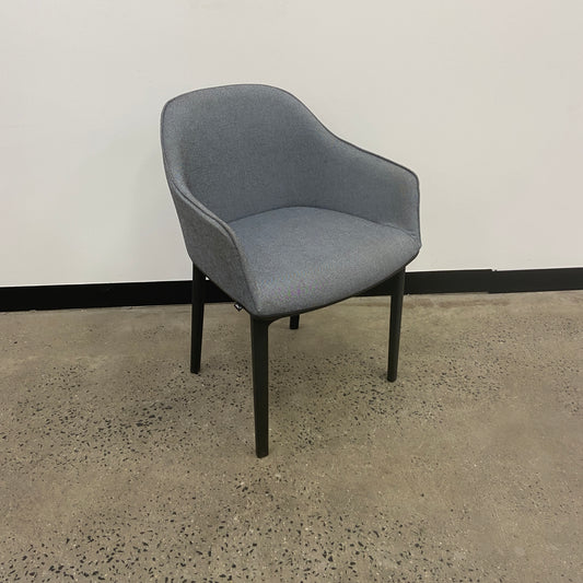 Vitra Grey Softshell Tub Chair