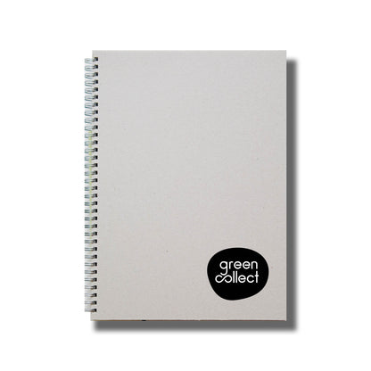 Green Collect Logo Upcycled Notebook A5