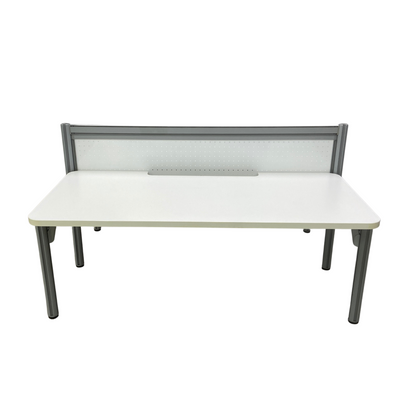 Methis Clover System 2x1 Bay Workstation with Partitions